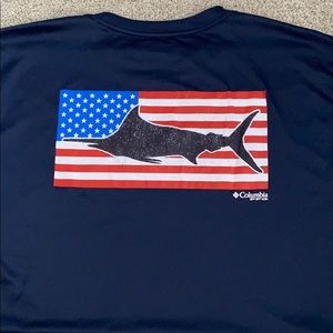 Columbia LS fishing shirt